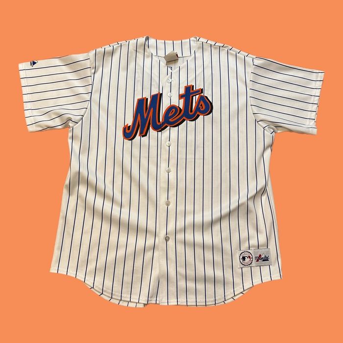 Vintage NIKE NEW YORK Mets Hockey Jersey Sz XXL Sewn Rare MLB Baseball