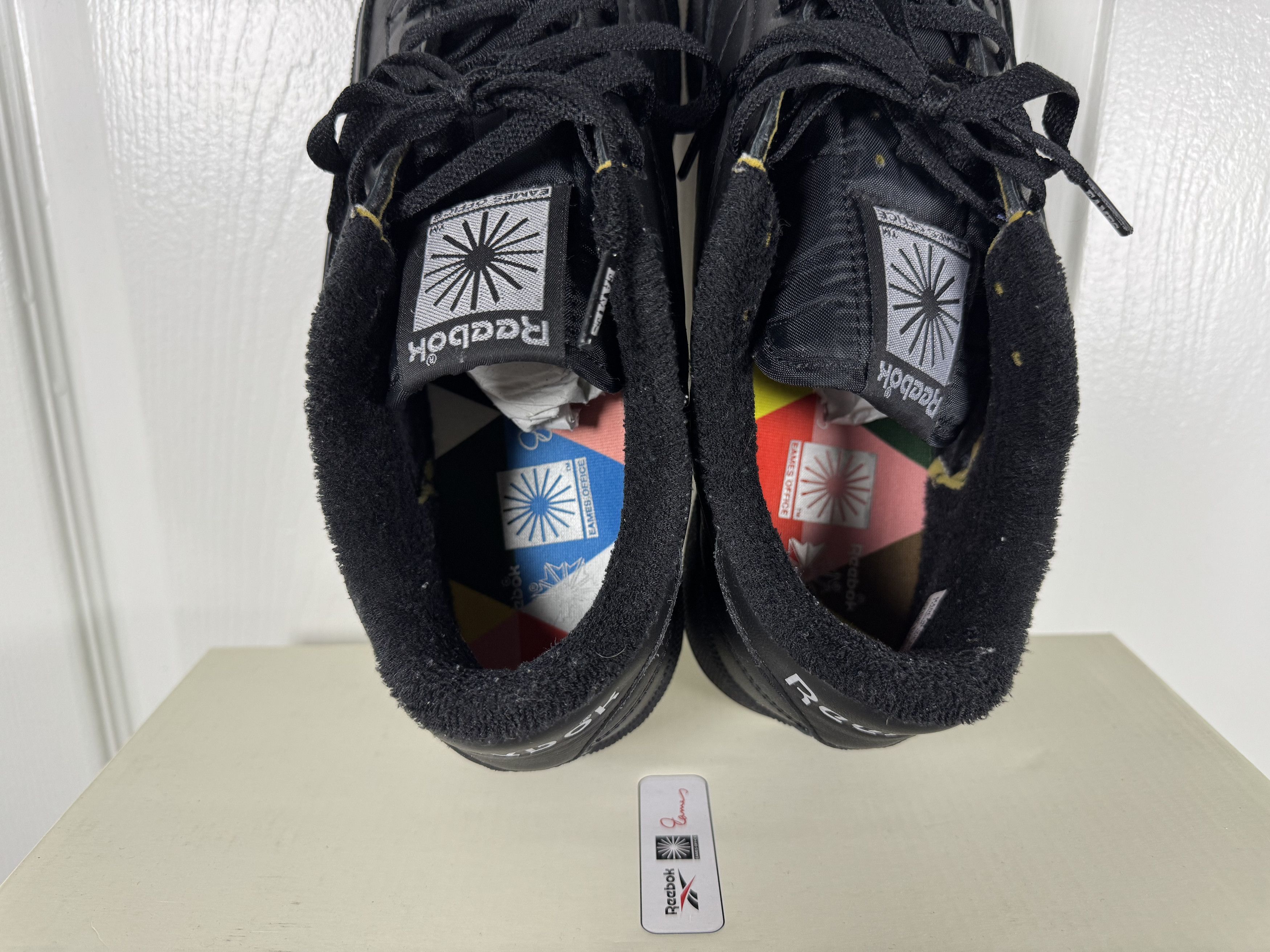 Reebok EAMES Club C Black 9.5 Size US 9.5 / EU 42-43 - 7 Thumbnail