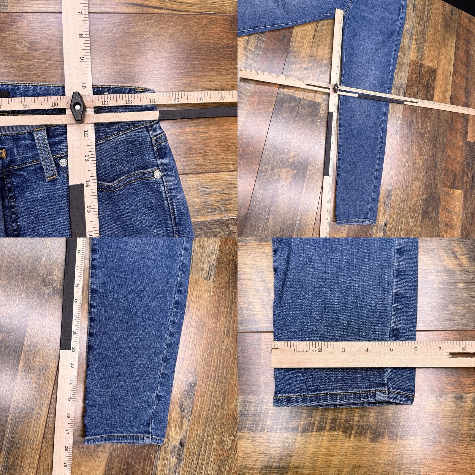 Talbots Talbots Jeans Slim Ankle Womens 4 Mid Rise Stretch Denim 5-Pocket Blue City Vintage: No Mens Womens Girls Size 27" / US 4 / IT 40 - 8 Thumbnail