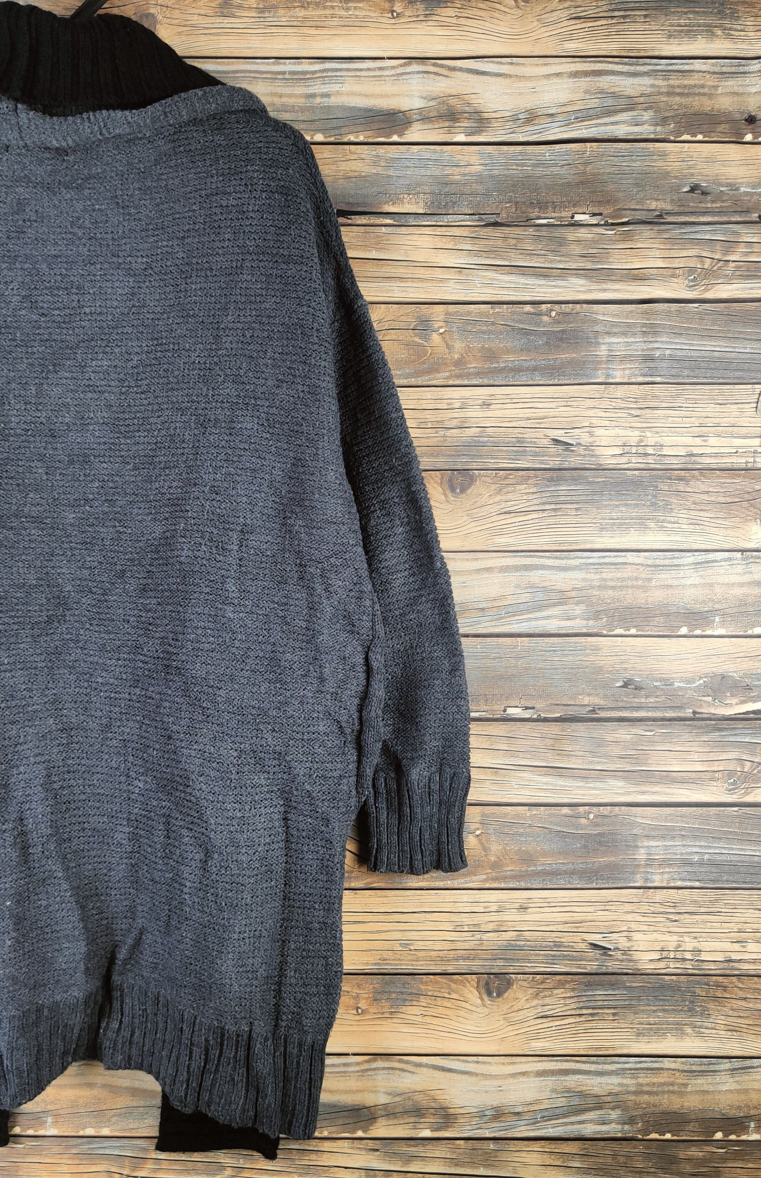 Japanese Brand DL And Search Dark Gray Knitwear Long Cardigans #46-600 Size US M / EU 48-50 / 2 - 9 Thumbnail