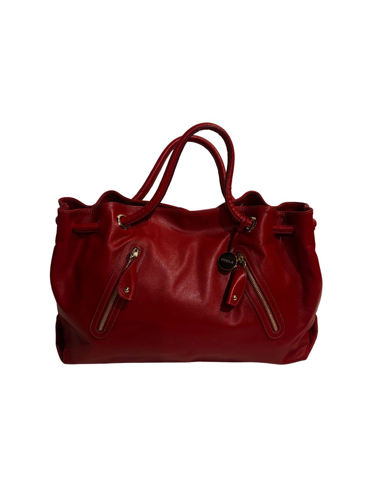 Furla Red leather Tote bag.wb1855 Size ONE SIZE - 1 Thumbnail