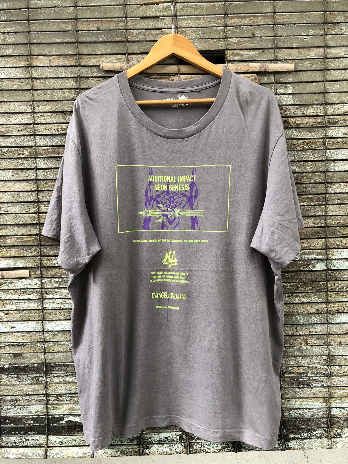 Japanese Brand × Vintage Uniqlo UT Shin Evangelion Japan Heroes Universe Tee Size US XXL / EU 58 / 5 - 1 Thumbnail