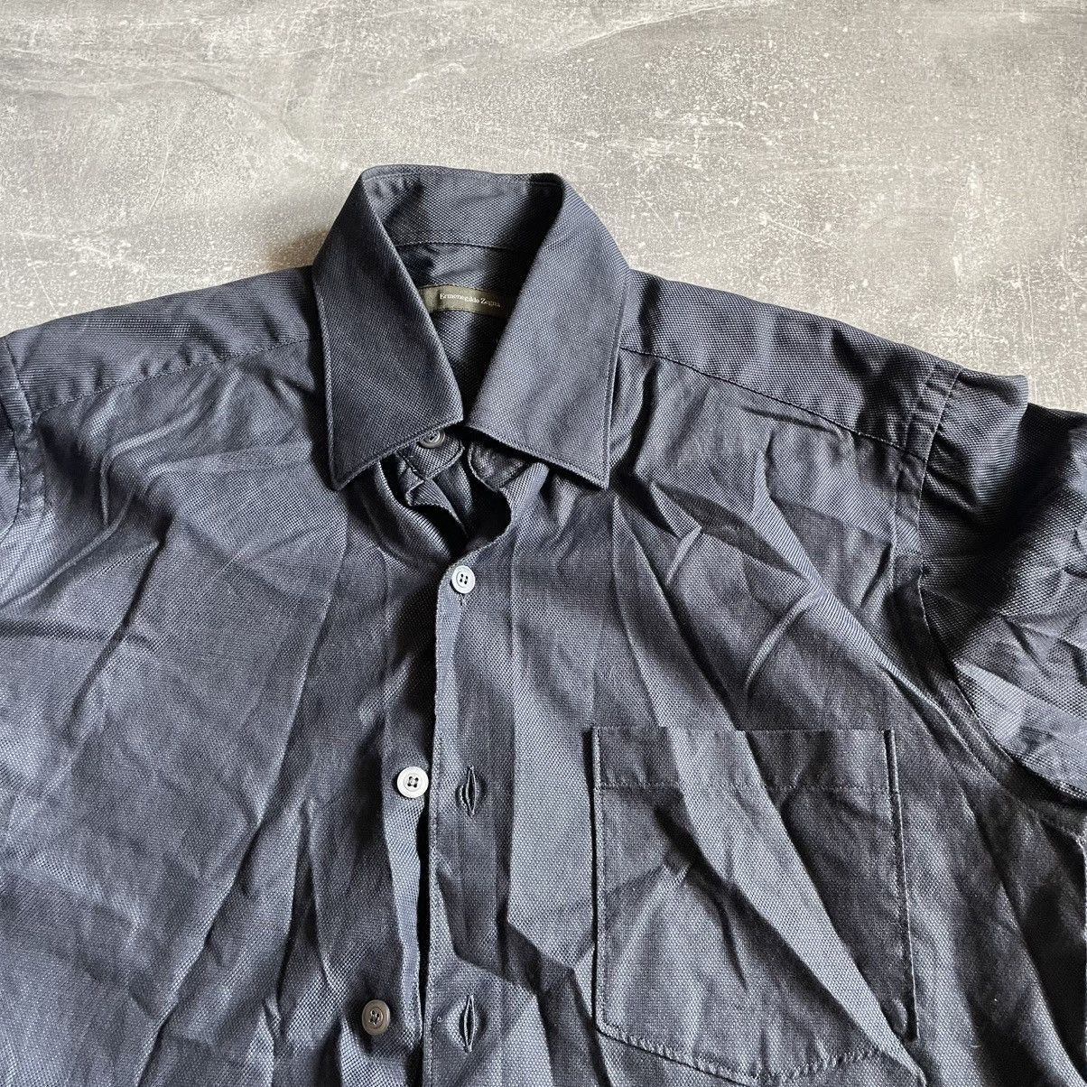 Ermenegildo Zegna Ermenegildo Zegna Shirt Blue Size M button up old money lux Size US M / EU 48-50 / 2 - 4 Thumbnail