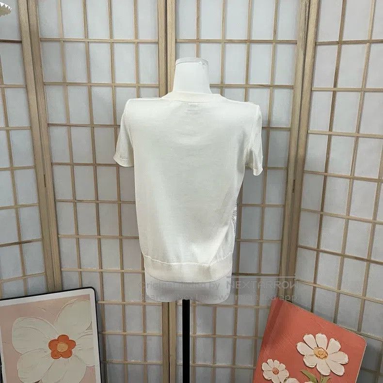 Hermes Hermes Silk knit short-sleeve Size XS / US 0-2 / IT 36-38 - 4 Thumbnail