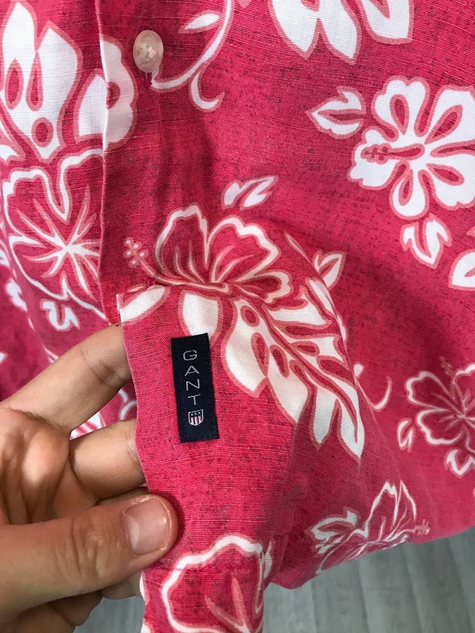 Gant × Vintage Gant vintage linen Hawaiian shirt Size US L / EU 52-54 / 3 - 6 Thumbnail