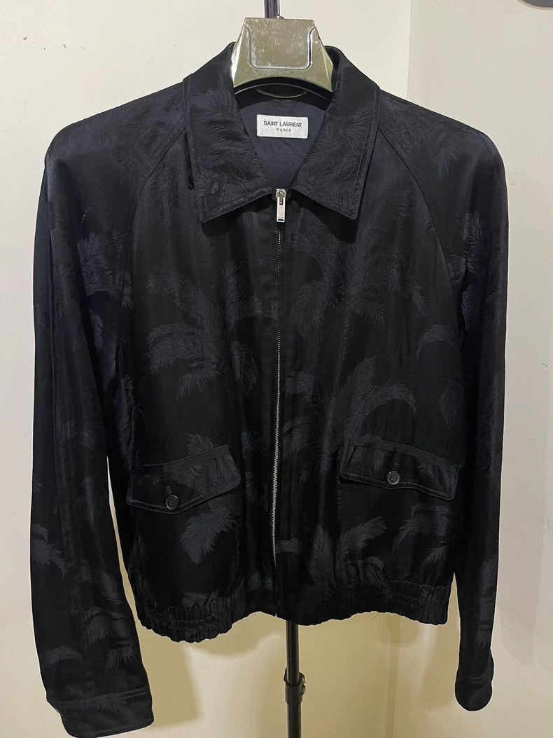 Other Saint Laurent Black Silk Embroidered Jacket- Size US L / EU 52-54 / 3 - 1 Thumbnail