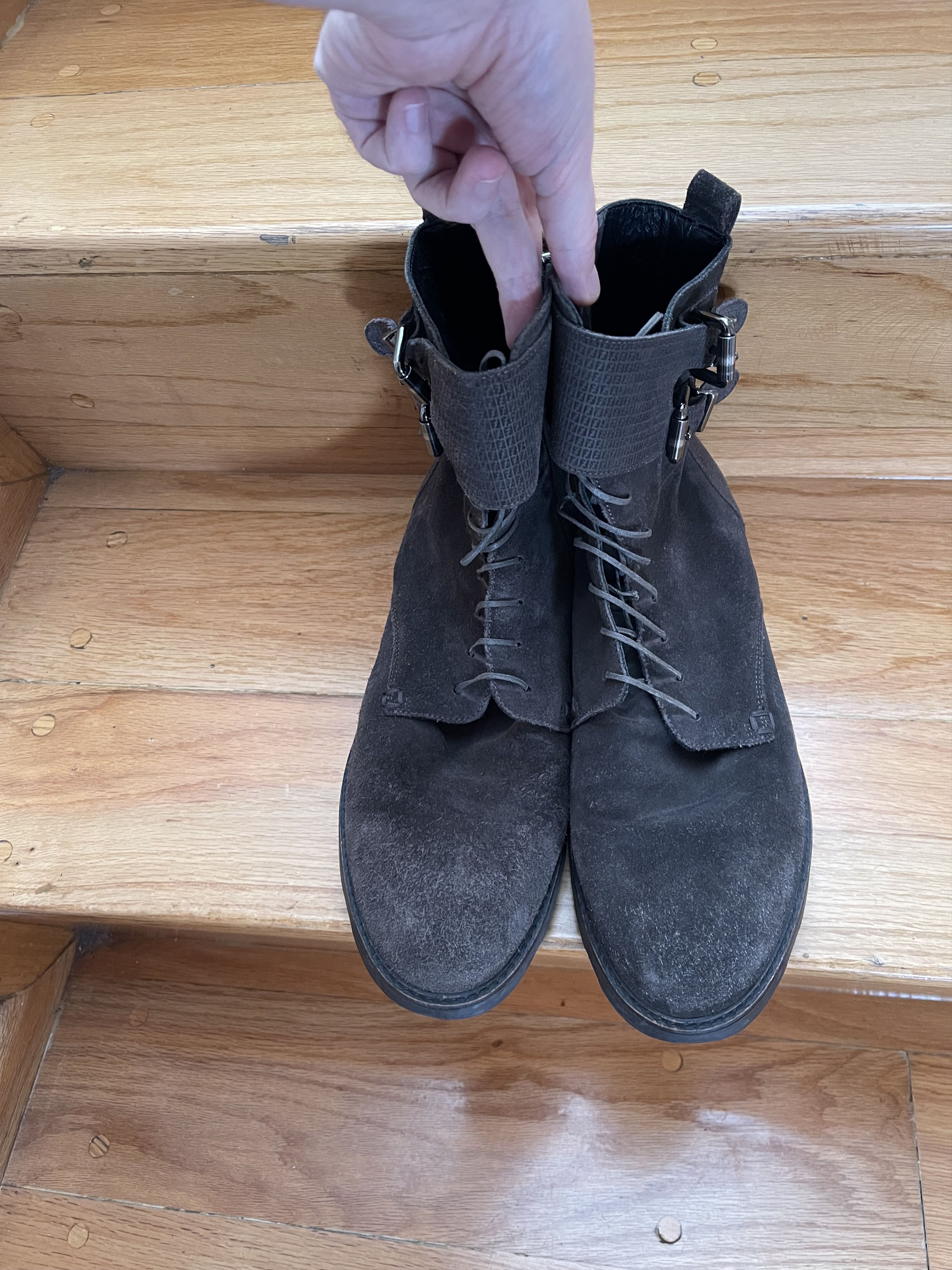 Fendi last price Fendi Suede Boots Size US 10 / EU 43 - 2 Thumbnail
