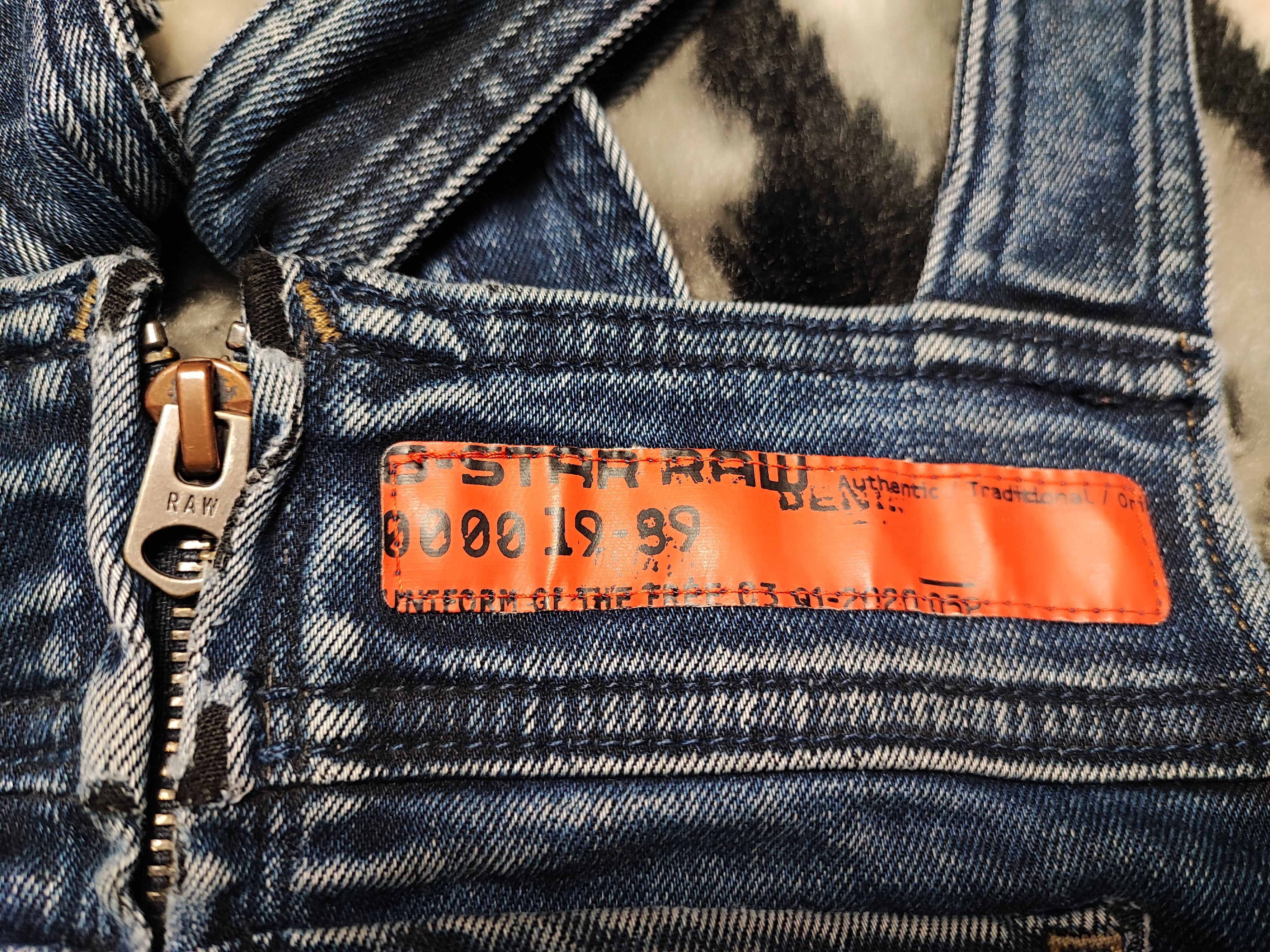 G-Star × Japanese Brand Jumpsuit Gstar Raw Denim Size US 31 - 10 Thumbnail