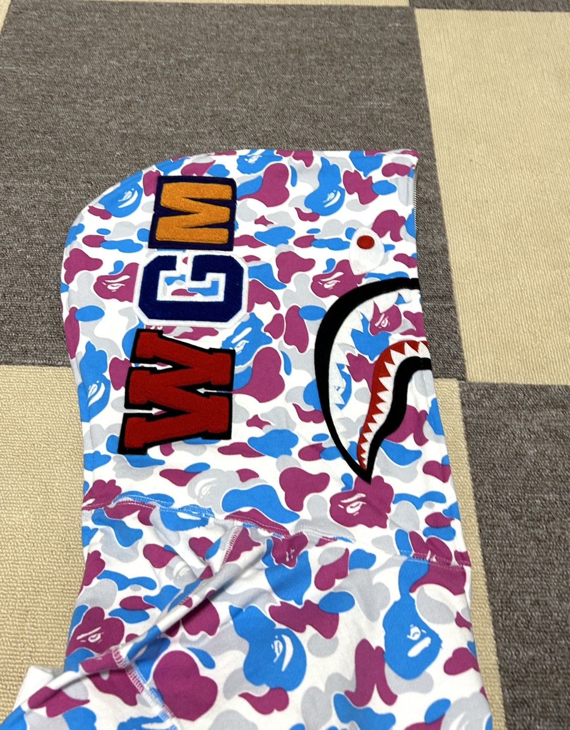 Bape Bape Yokohama Limited Color Camo Shark Zip Hoodie Size US XL / EU 56 / 4 - 5 Thumbnail