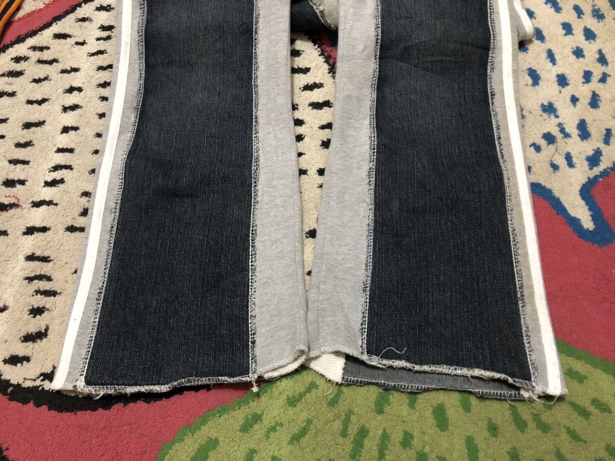 Converse Super RARE !!!Vintage 90s Converse hybrid pants jogger+denim Size 29" - 5 Thumbnail