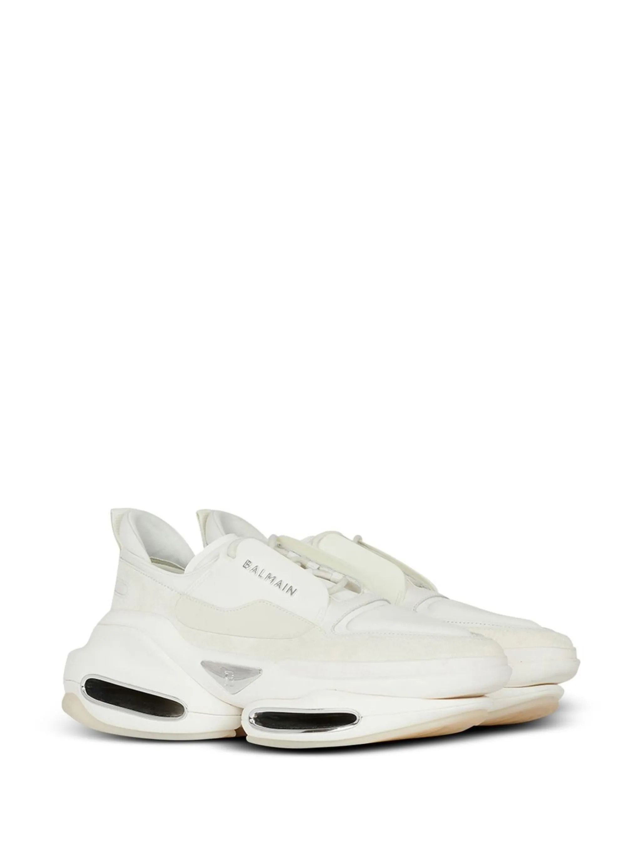 Balmain o1s1wg110425 B-Bold Low-Top Sneakers in White Size US 11 / EU 44 - 2 Thumbnail