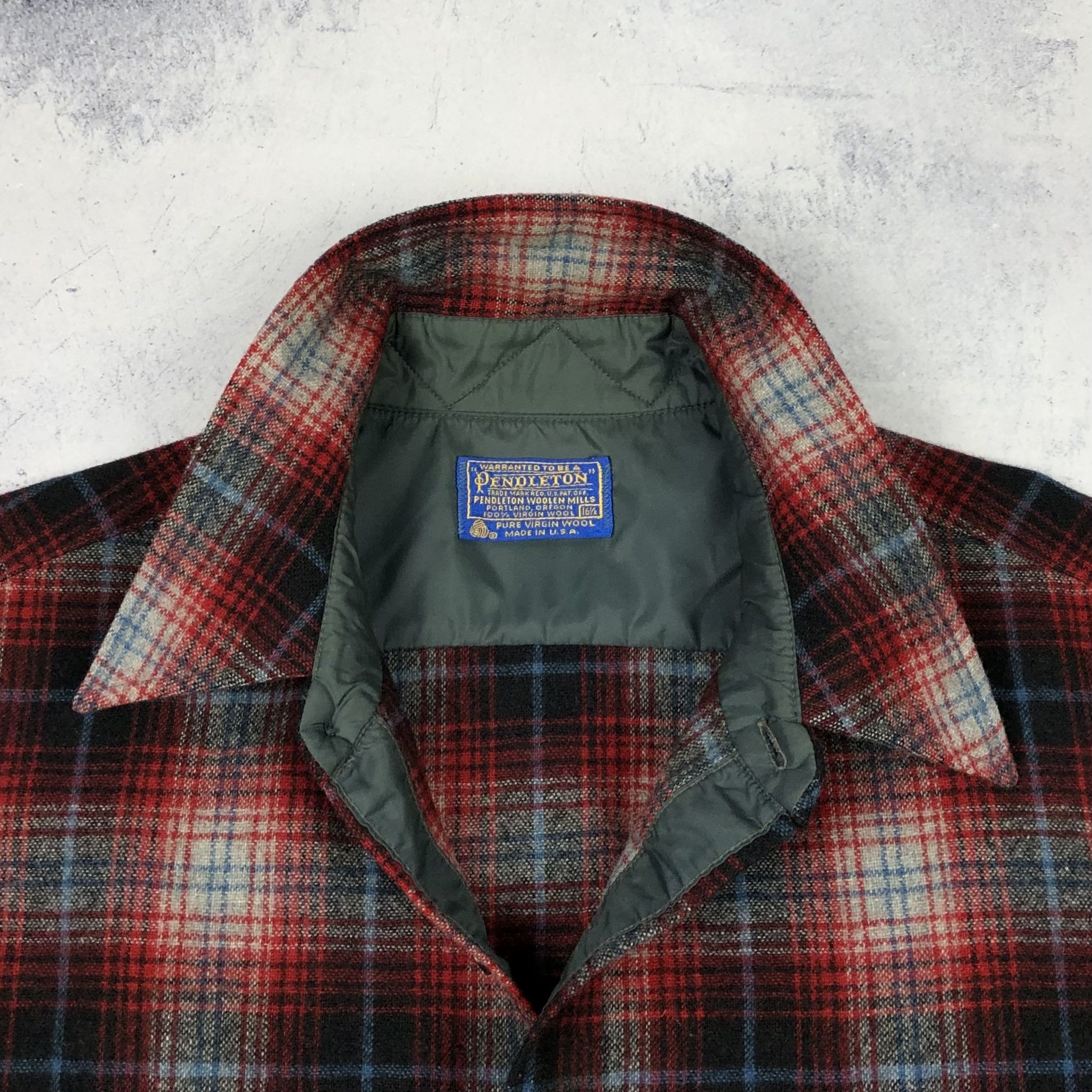 Pendleton Vintage Pendleton Flannel Plaid USA Pure Virgin Wool Shirt Size US L / EU 52-54 / 3 - 8 Thumbnail