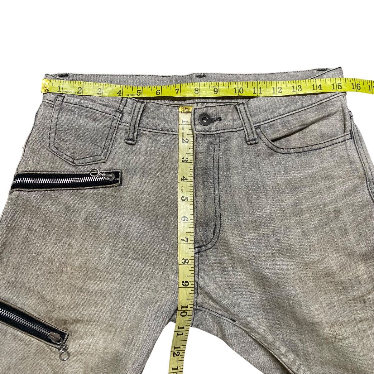 Le Grande Bleu (L.G.B.) Japanese RUPERT EDGE Mudwash Denim Flare Jeans Zipper Pocket Size US 31 - 16 Thumbnail
