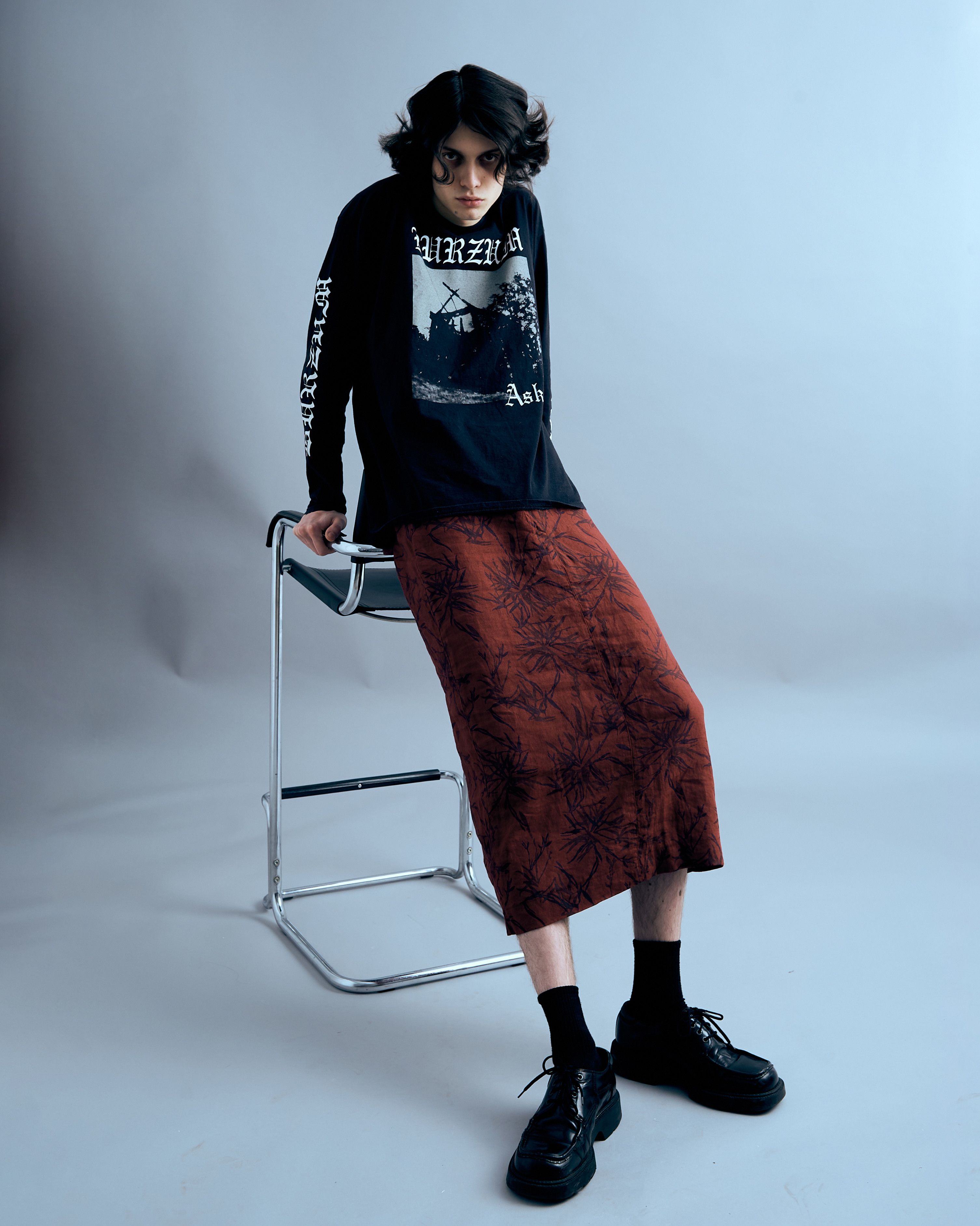 cp company stone island osti vintage pattern skirt