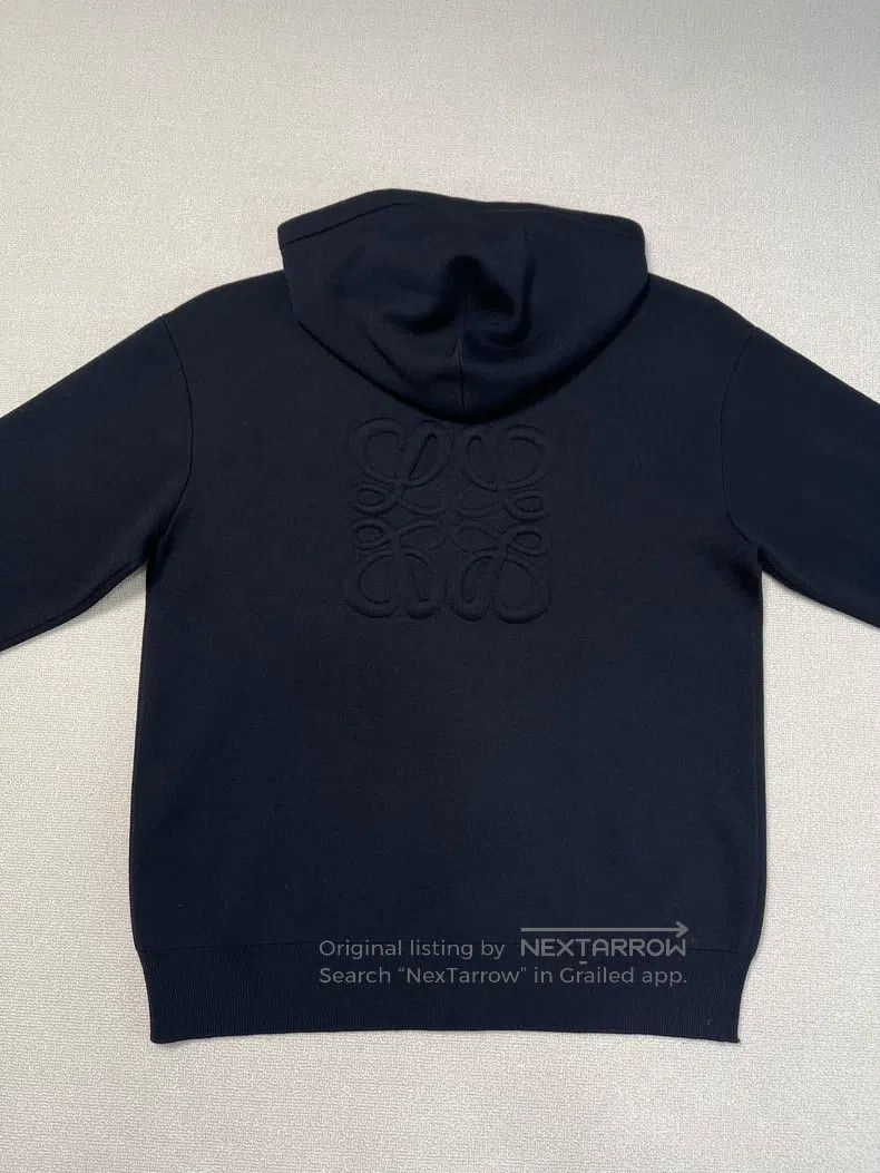 Loewe Loewe SS23 Solid Color Hooded Zip-Up Casual Hoodie Size M / US 6-8 / IT 42-44 - 2 Thumbnail