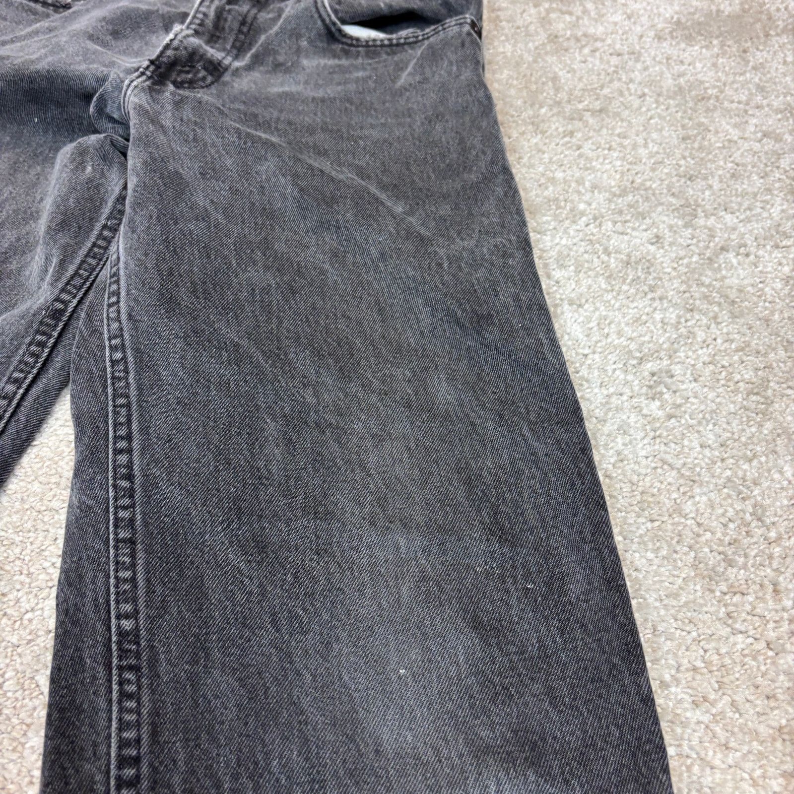 Levi's × Vintage Vintage 90s Levi's 550 Relaxed Fit Tapered Black Jeans 31x32 Size US 31 - 12 Thumbnail