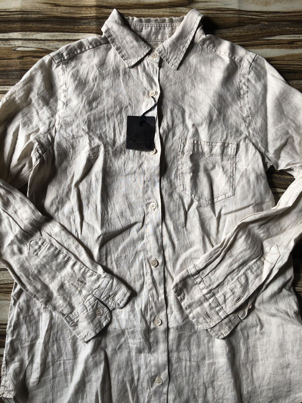 Japanese Brand BNWT GOA ‘gypsy’ B/D linen shirt Size US S / EU 44-46 / 1 - 2 Thumbnail