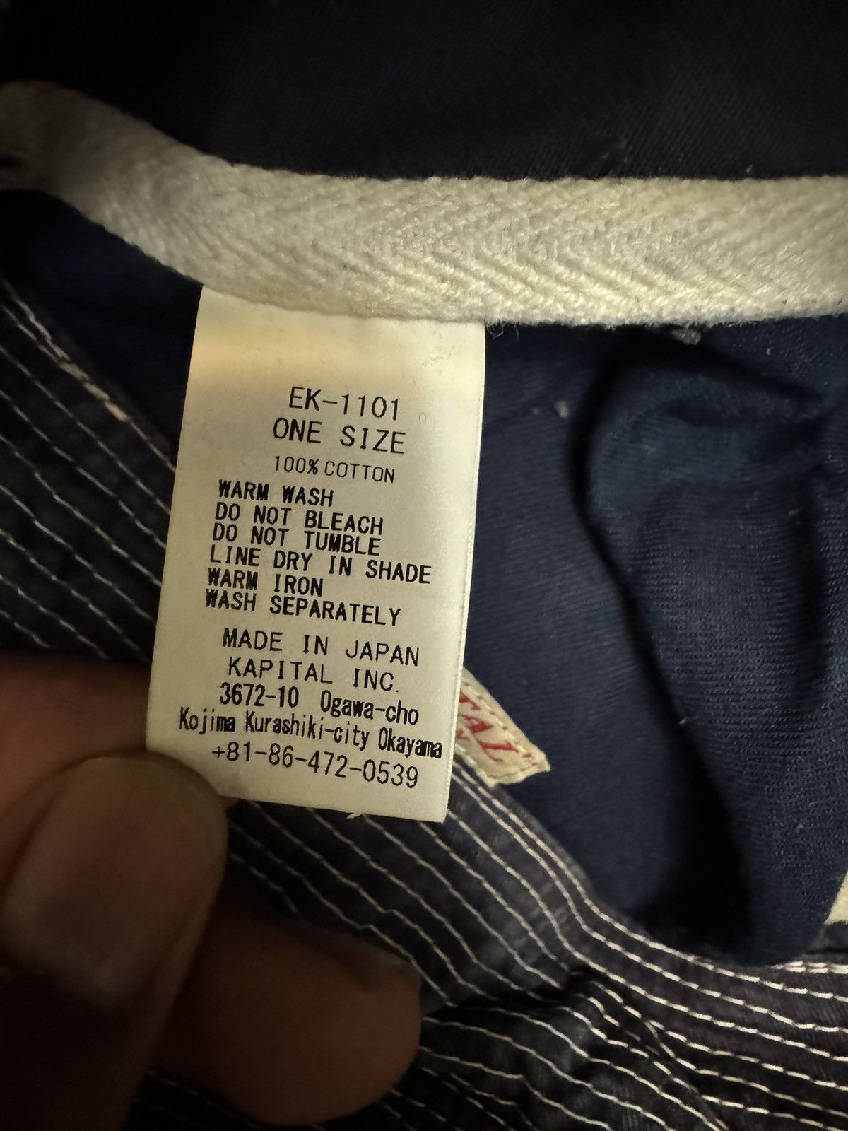 Kapital Kapital Boro Bucket Hat Size ONE SIZE - 5 Thumbnail