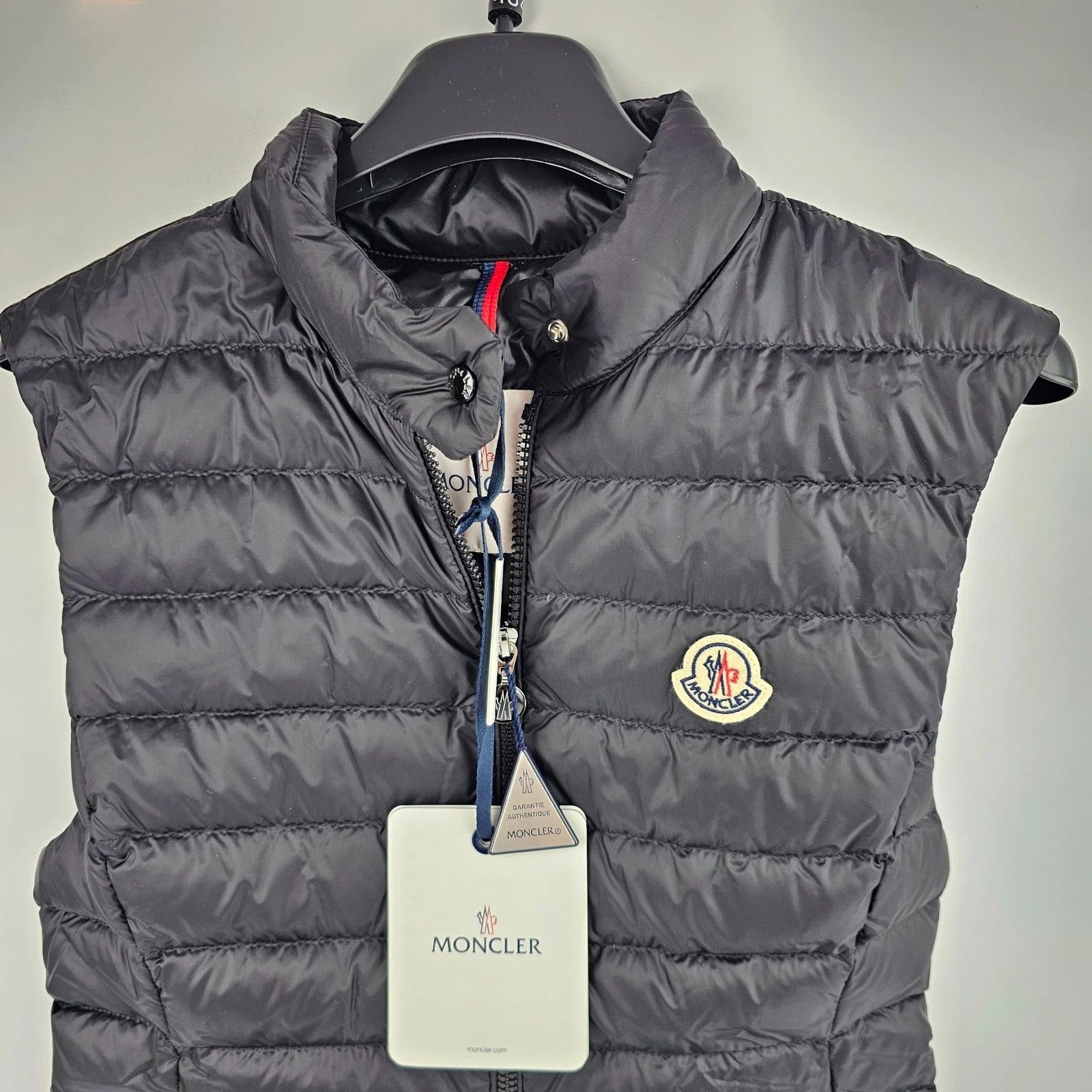 MONCLER Igens Women's Black Down Vest New