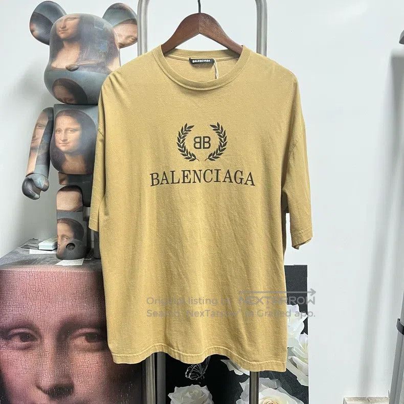Balenciaga Balenciaga Wheat pattern short-sleeve Size US M / EU 48-50 / 2 - 1 Thumbnail