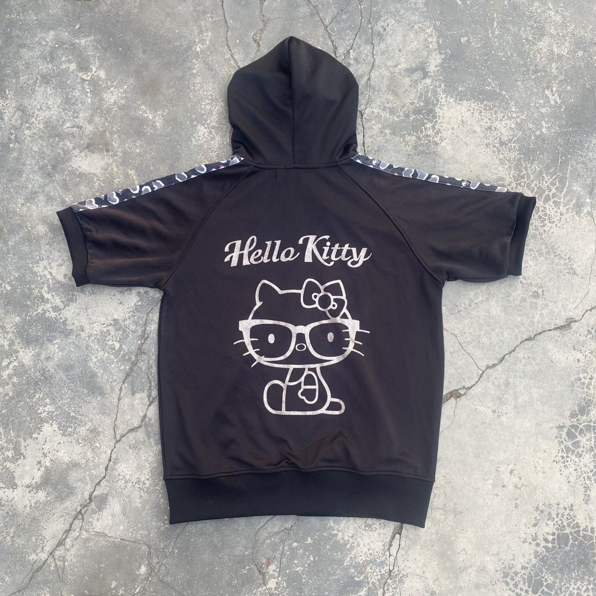 Japanese Brand Rare Hello Kitty Black Skull Hoodie Size US L / EU 52-54 / 3 - 3 Thumbnail