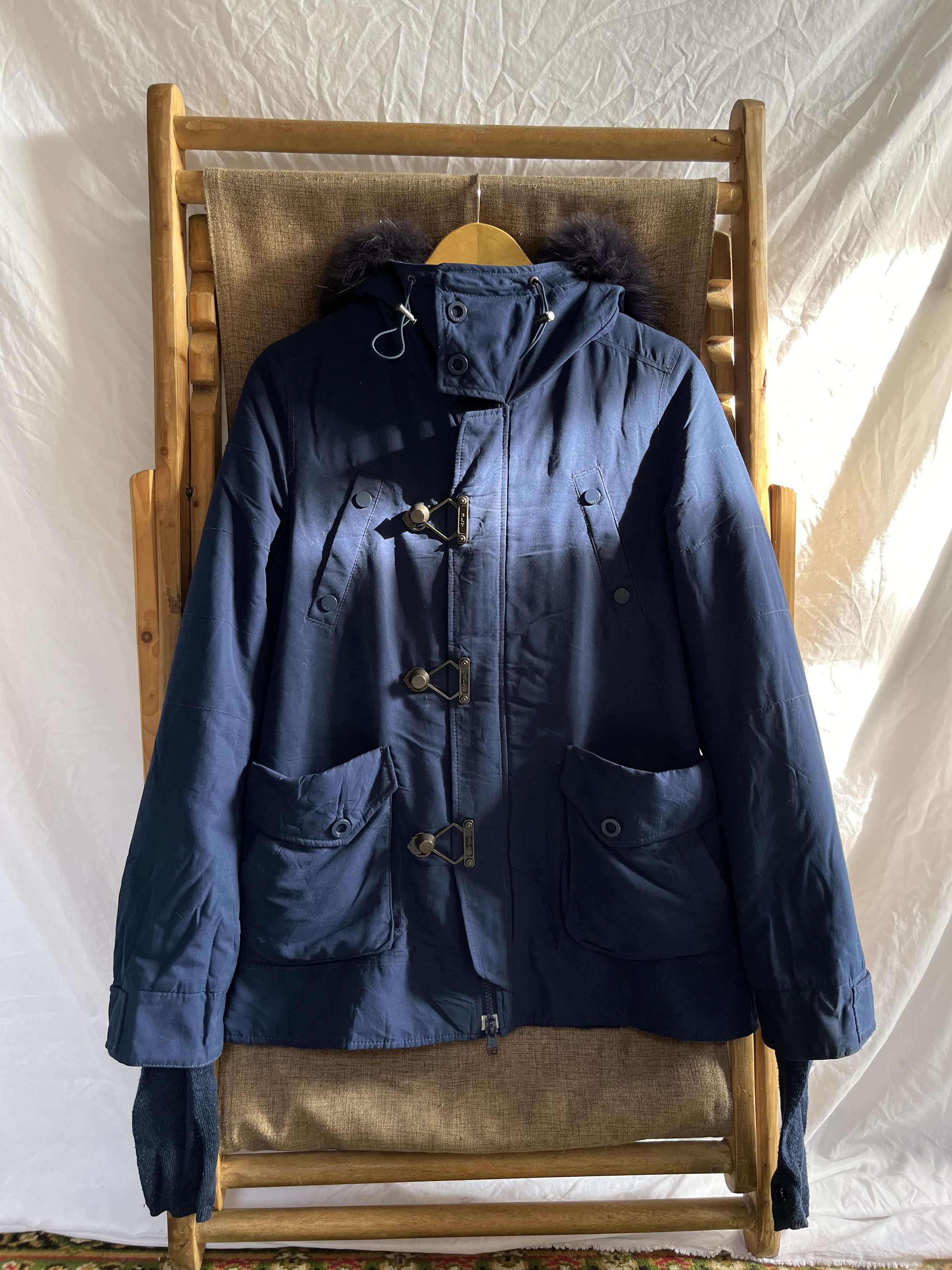 Le Grande Bleu (L.G.B.) SLY Japanese Brand Fur Raccoon Jacket Thumb Hole Design Size US S / EU 44-46 / 1 - 9 Thumbnail