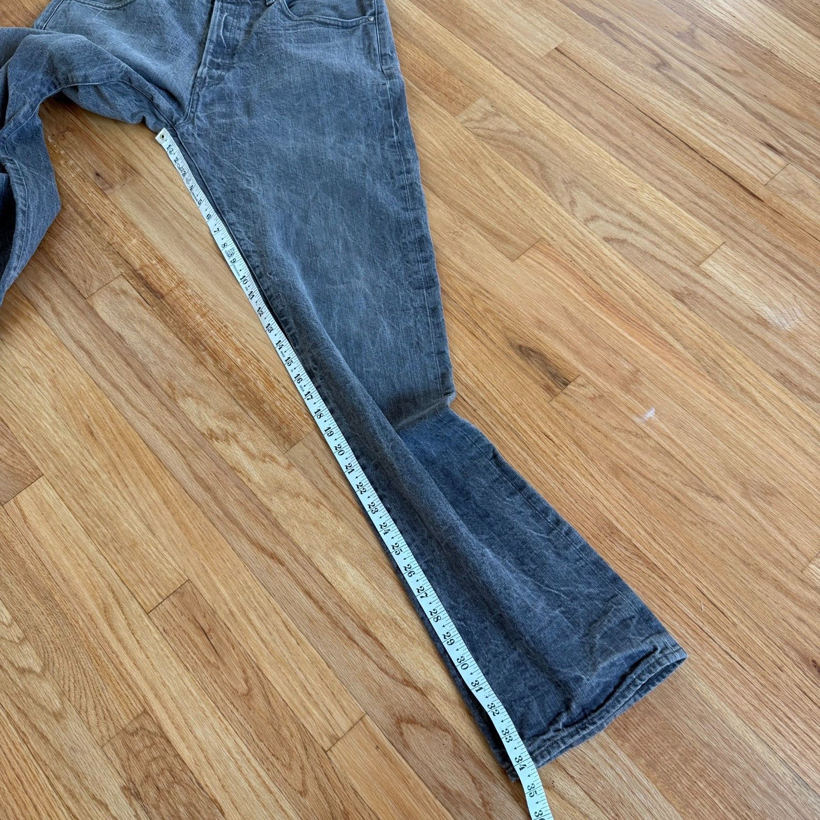 Nom De Guerre Nom De Guerre Japan CFJW09-5 Grey Denim 36/34 Size US 36 / EU 52 - 4 Thumbnail