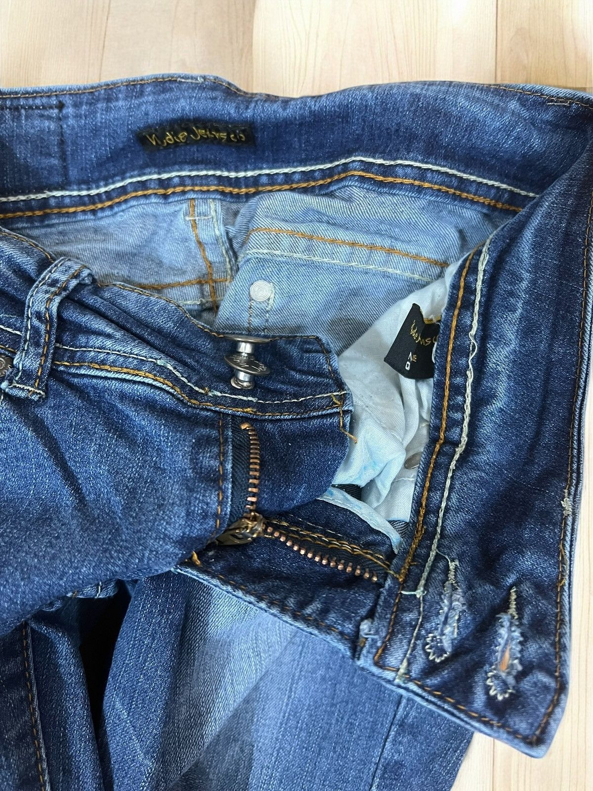 Nudie Jeans Nudie Jeans Tube Kelly size W26 L29 Size 26" / US 2 / IT 38 - 5 Thumbnail