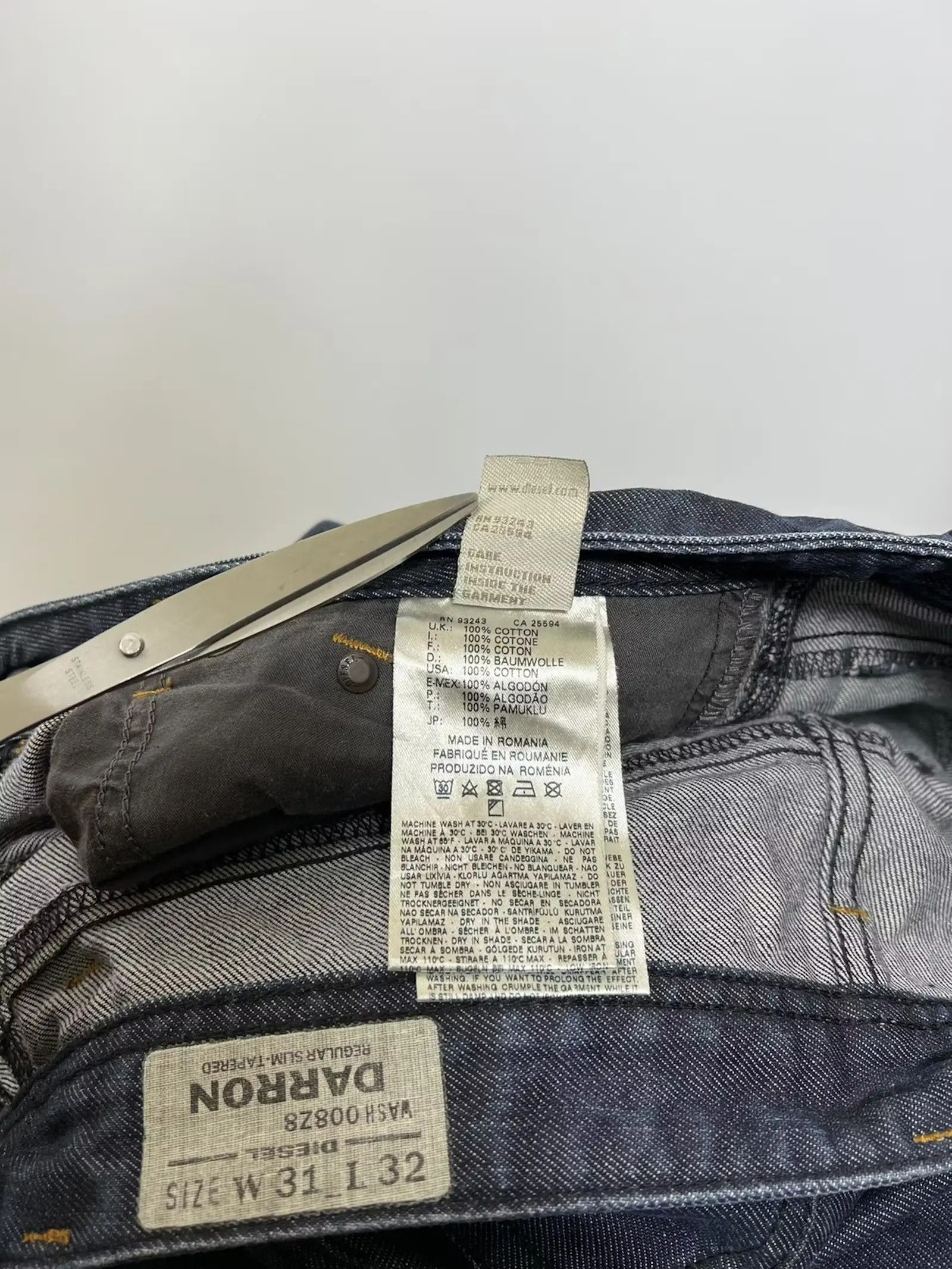 Diesel × Diesel Black Gold Diesel denim jeans Size US 31 - 6 Thumbnail
