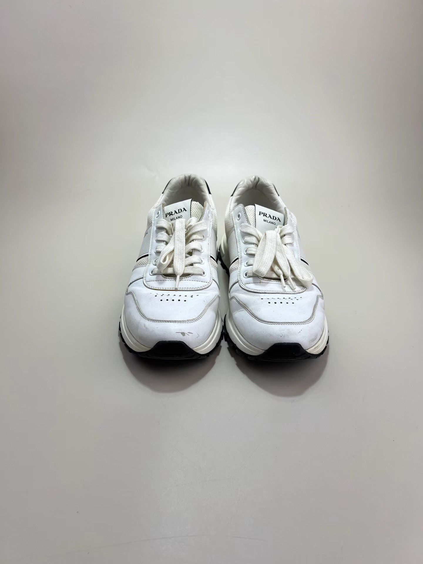 Prada PRADA White Sneakers Size US 9.5 / EU 42-43 - 2 Thumbnail