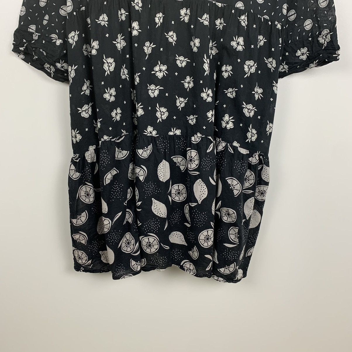 Gudrun Sjoden Women’s Gudrun Sjoden Floral Dress Button Up Short Sleeve XL Size XL / US 12-14 / IT 48-50 - 3 Thumbnail
