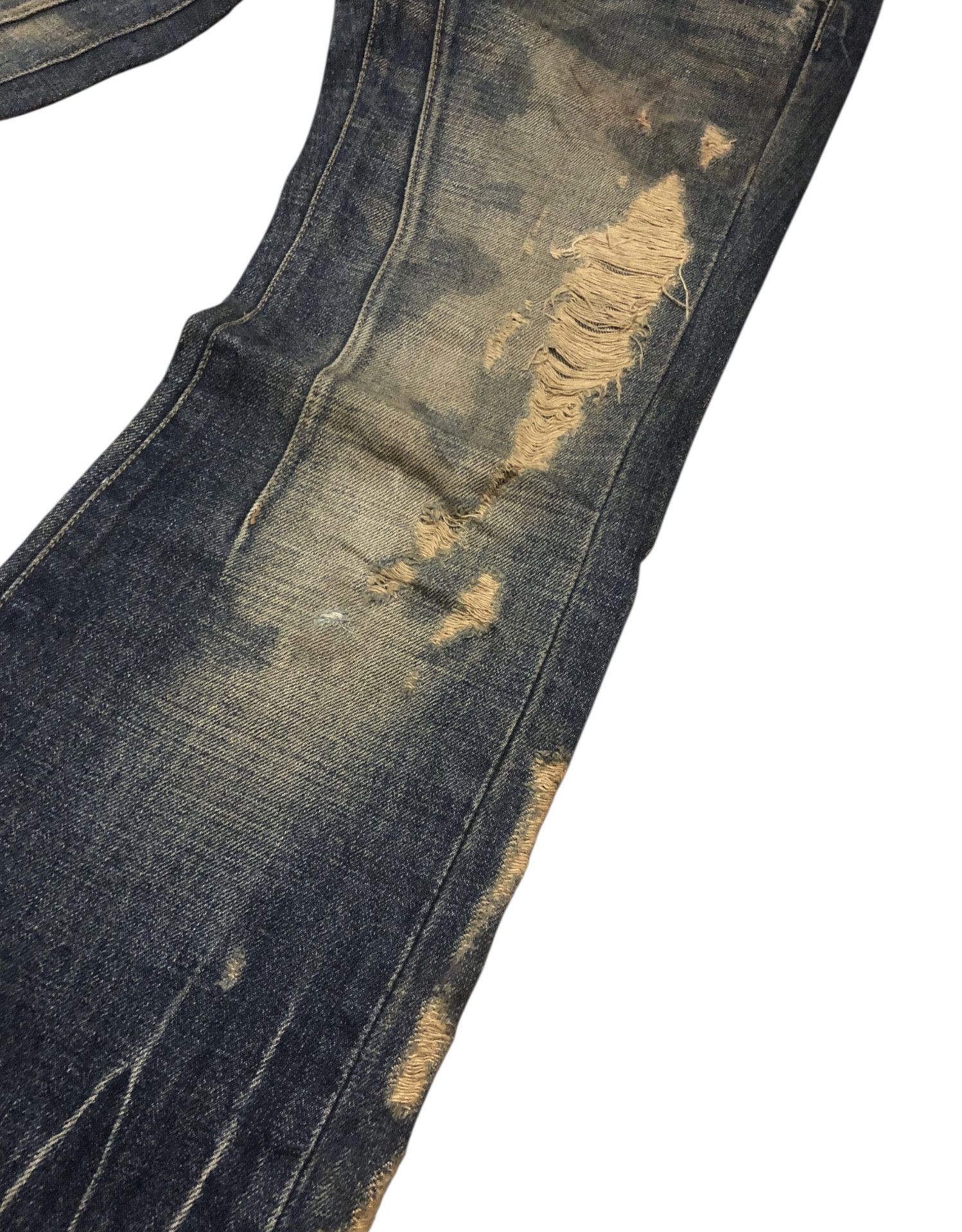 JACKROSE 🔥Y2K JACKROSE Japanese Brand Flared Bootcut Denim Jeans Size US 33 - 9 Thumbnail