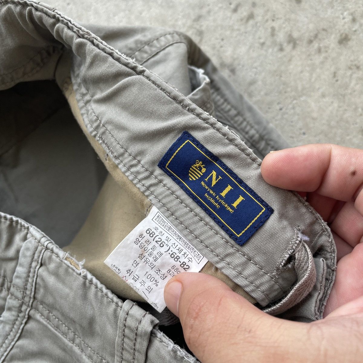 W31 Vintage NII 9 Pocket Baggy Cargo Tactical Pants Utility