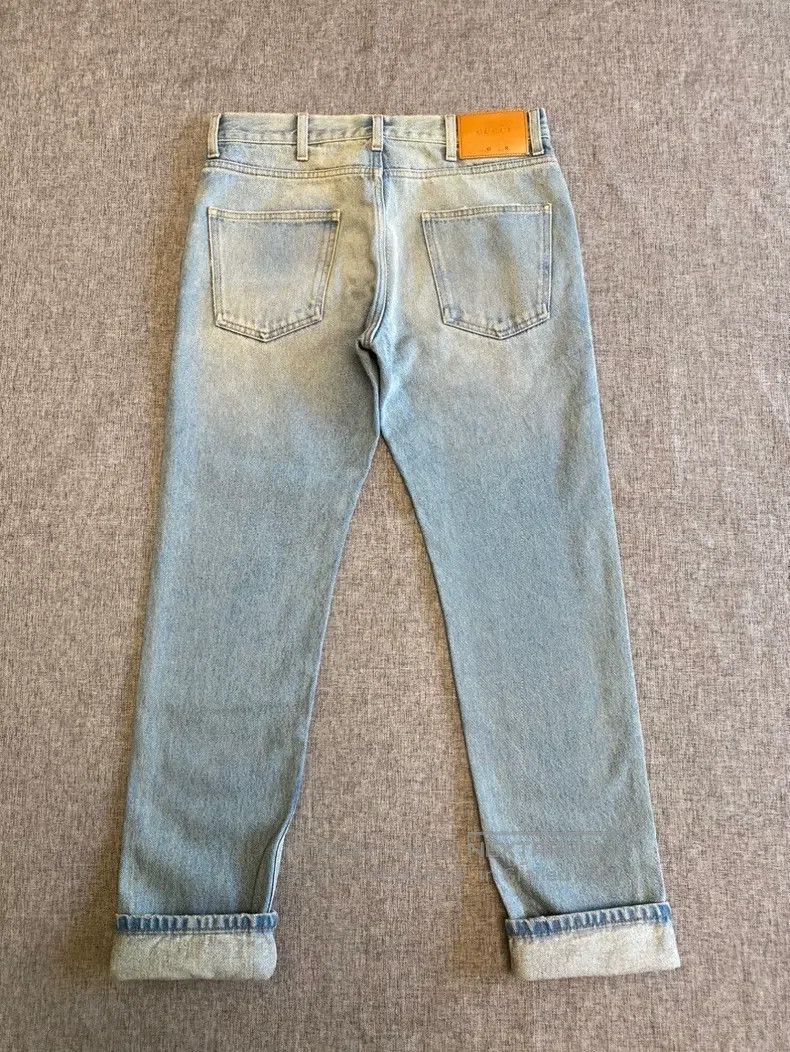 Gucci Gucci Striped webbing tapered jeans Size US 30 / EU 46 - 2 Thumbnail