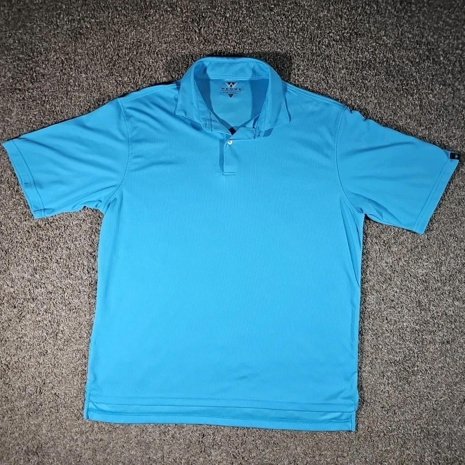 Other Wedge Performance Golf Polo Shirt Blue 2XL Size US XXL / EU 58 / 5 - 1 Thumbnail