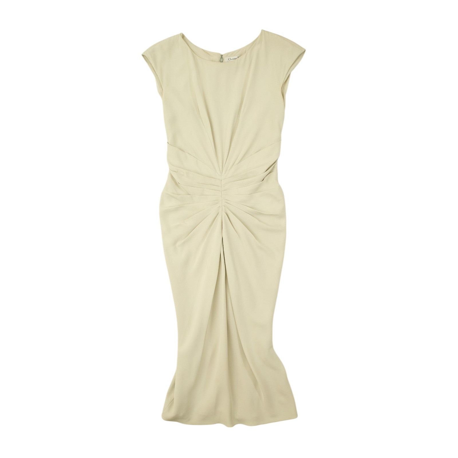 Dior S/S 2018 Silk Ivory White Dress Size M / US 6-8 / IT 42-44 - 2 Thumbnail