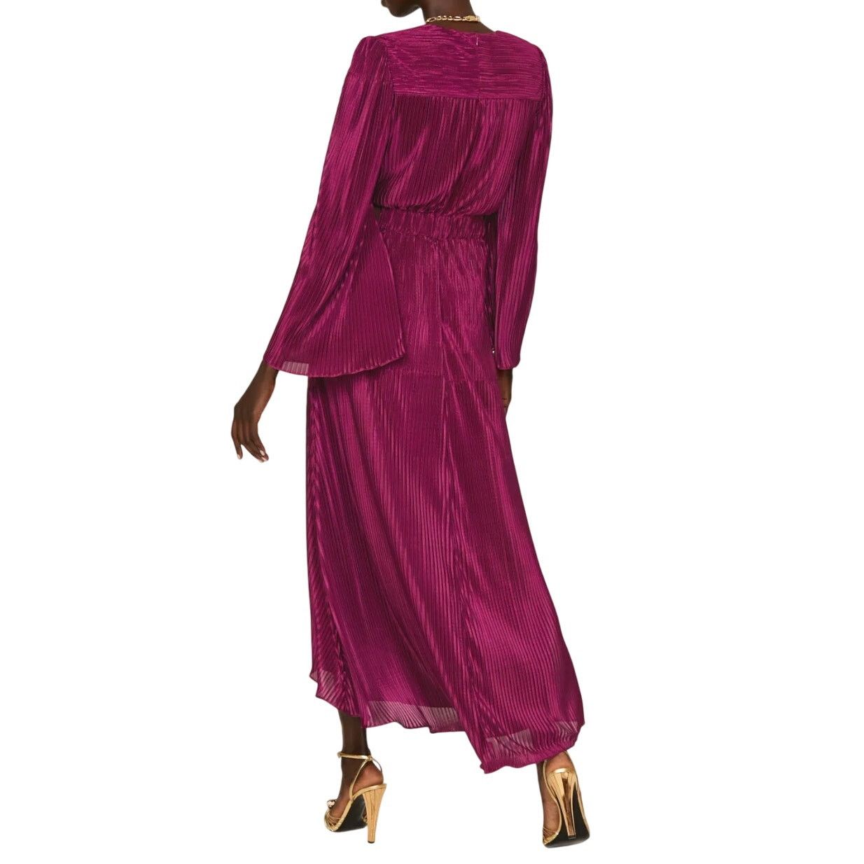 Ramy Brook Ramy Brook Kimberly Pleated Maxi Dress in Purple, Size XS Size XS / US 0-2 / IT 36-38 - 3 Thumbnail