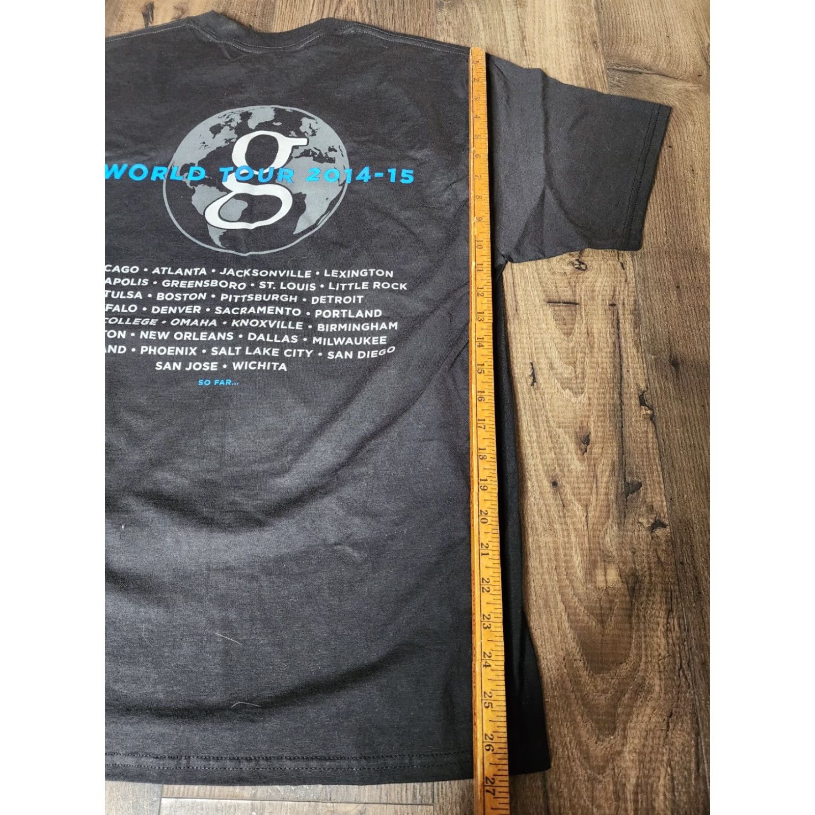 Hanes Garth Brooks World Tour 2014 - 2015 Concert Shirt Mens L Band Tee Size US L / EU 52-54 / 3 - 2 Thumbnail