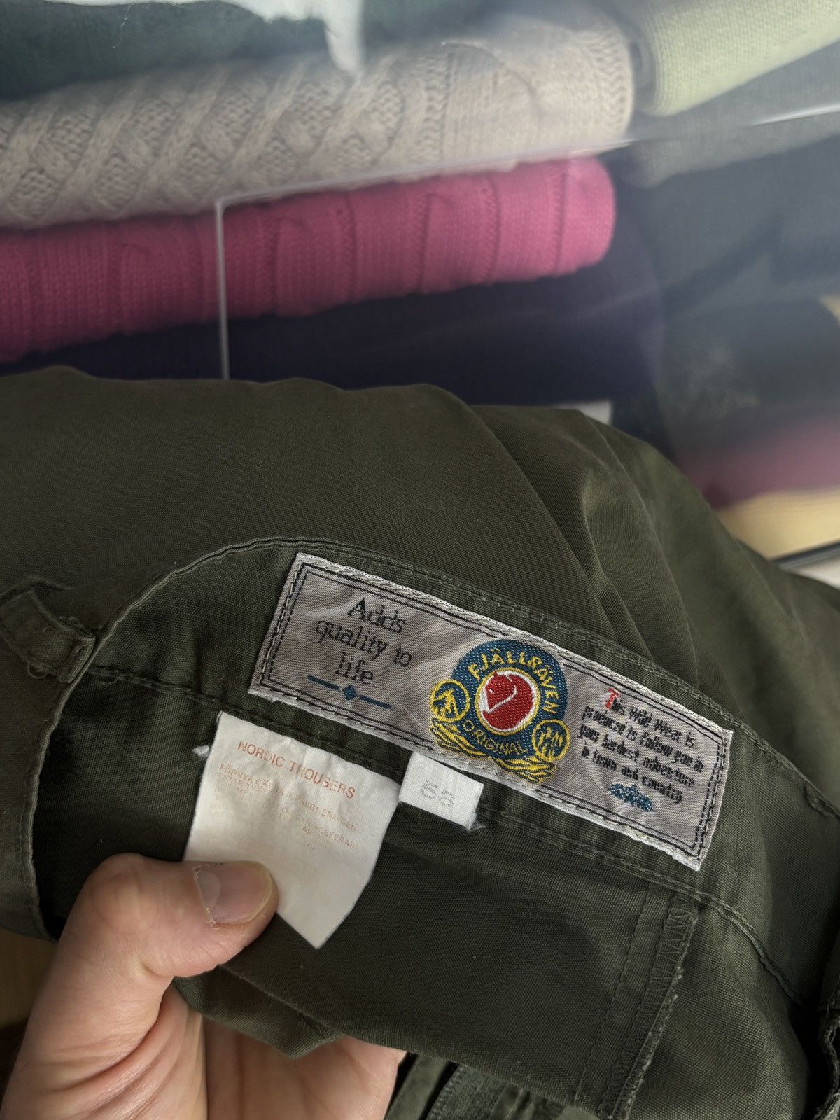 Fjallraven × Vintage Vintage Fjallraven Nordic Trousers Cargo Military Pants Size US 38 / EU 54 - 7 Thumbnail