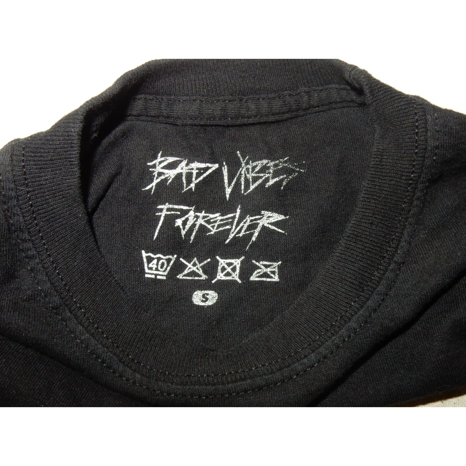 VIBE Bad Vibes Forever XXXTentacion Men's T-Shirt Size Small Black Graphic Print Long Sleeve Music Merch Size US S / EU 44-46 / 1 - 3 Thumbnail