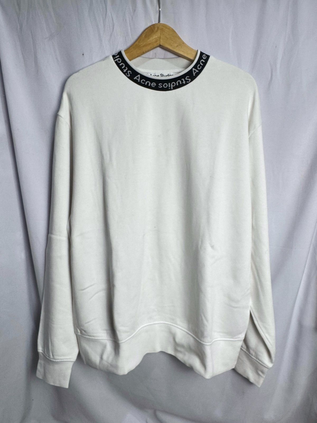 Acne Studios Acne Studios Fulton Logo Rib Sweatshirt Size US S / EU 44-46 / 1 - 2 Thumbnail