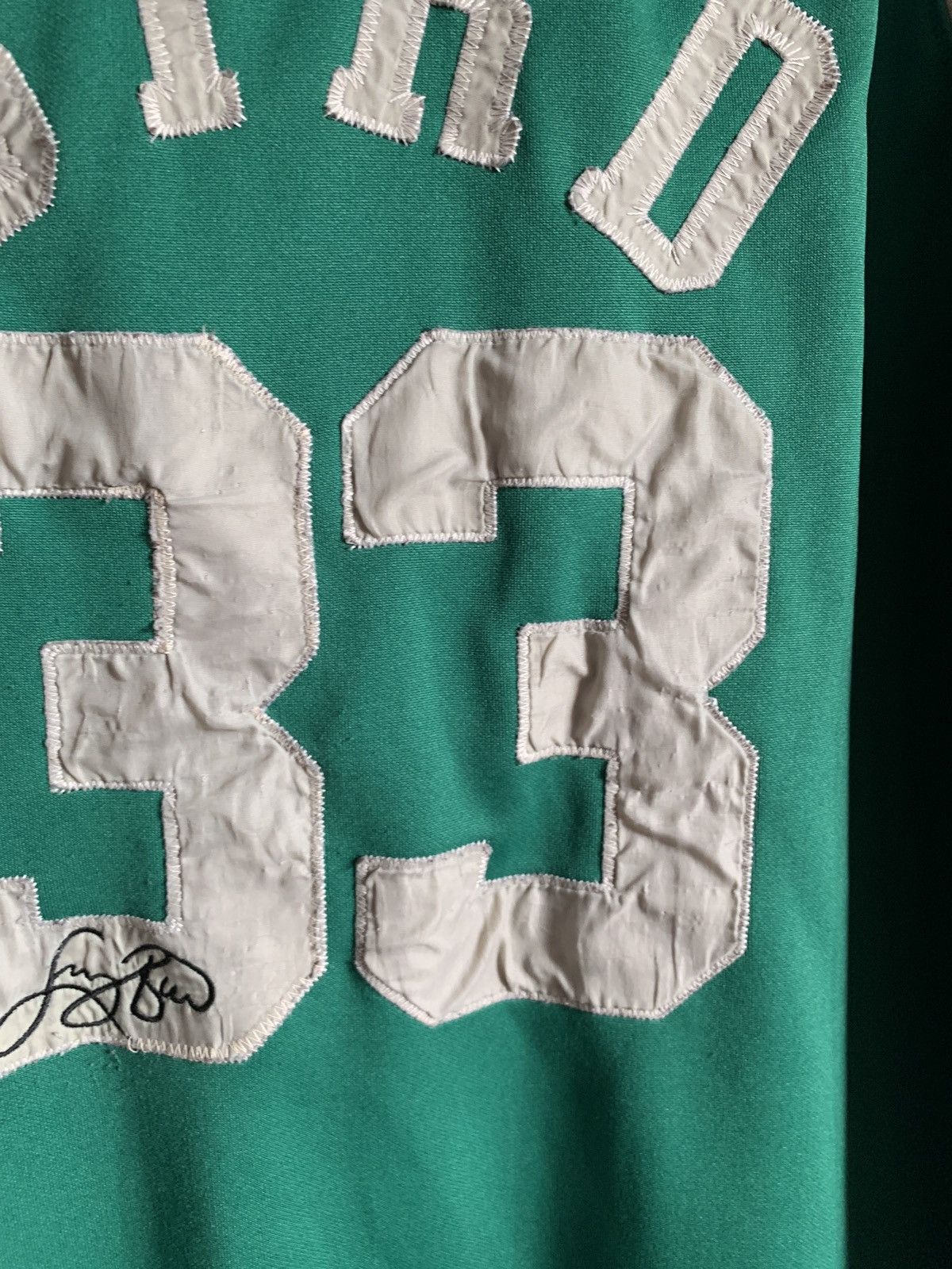 NBA × Vintage Boston Celtics Basketball Jersey NBA Retro Shirt BIRD #33 Size US XXL / EU 58 / 5 - 13 Thumbnail