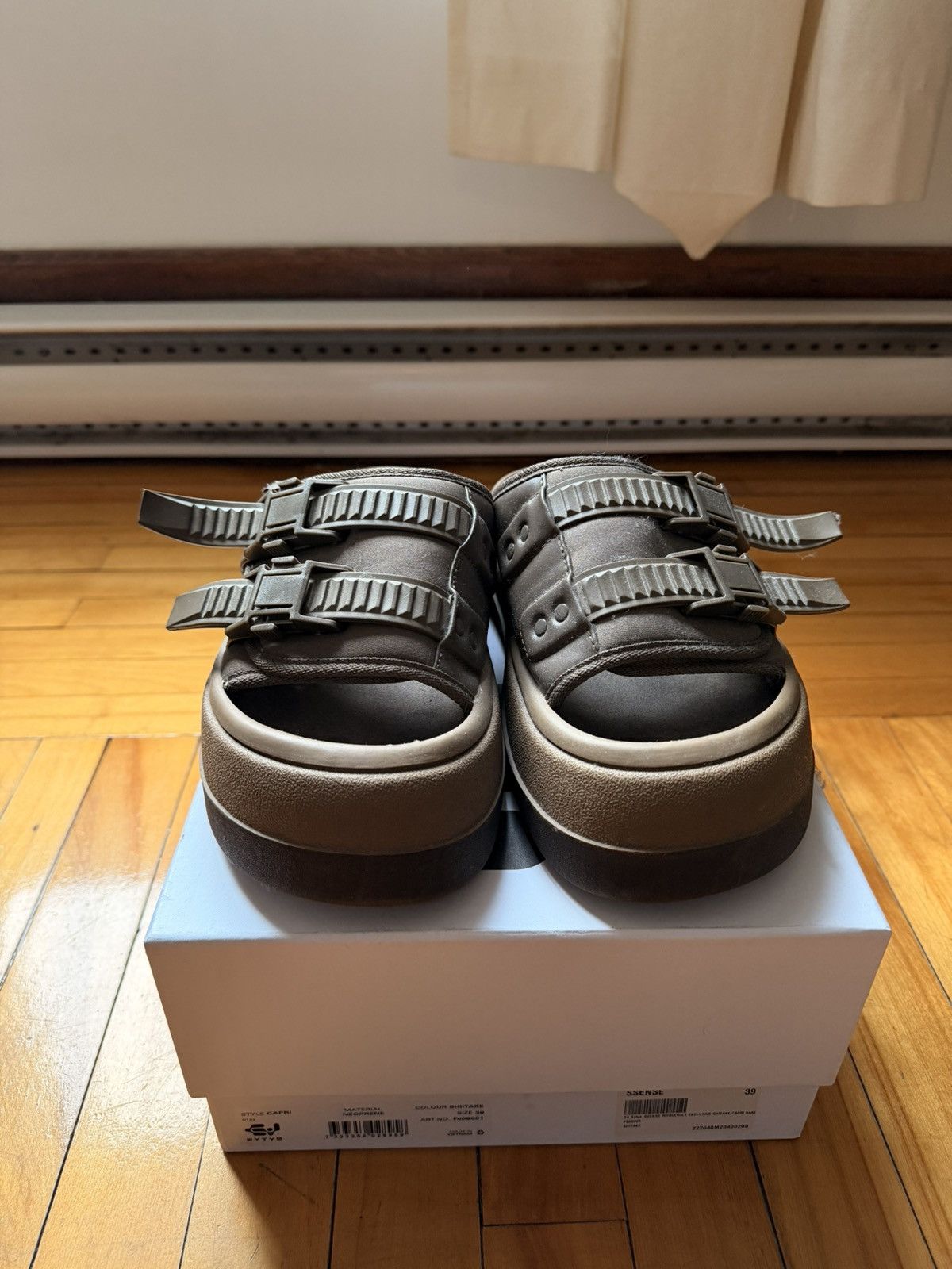 Eytys Capri shiitake sandals Size US 9 / IT 39 - 2 Thumbnail