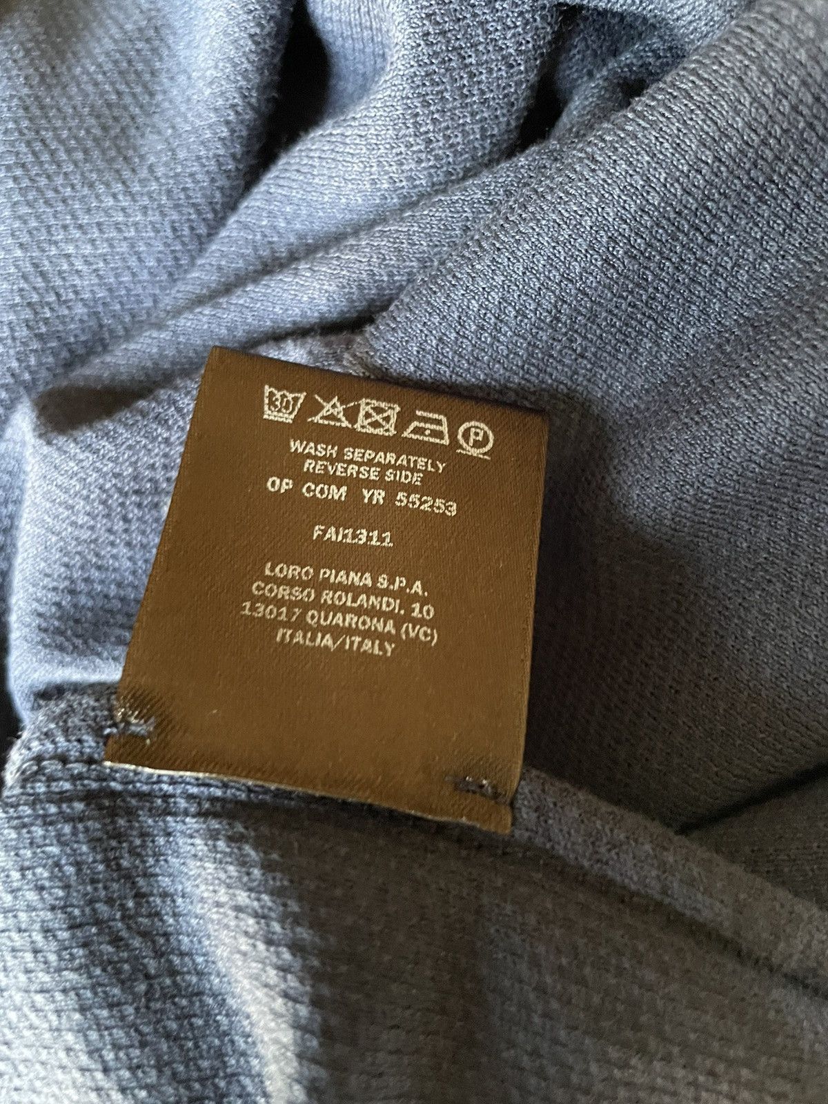 Loro Piana Polo Shirt Loro Piana Size US XL / EU 56 / 4 - 5 Thumbnail