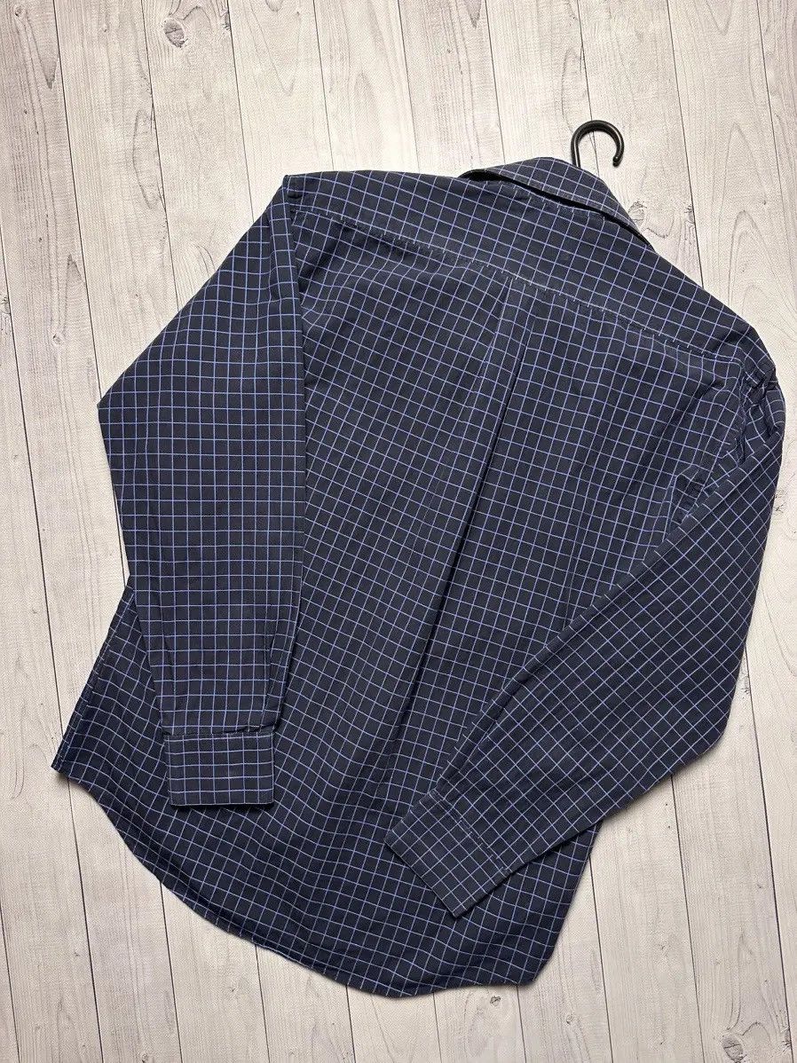 Yves Saint Laurent Vintage Yves Saint Laurent navy plaid shirt rare logo Size US M / EU 48-50 / 2 - 9 Thumbnail