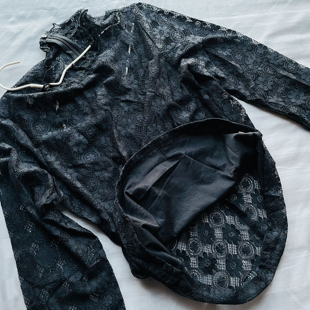 If Six Was Nine × Japanese Brand Japanese Floral Lace Mesh Top Size S / US 4 / IT 40 - 5 Thumbnail