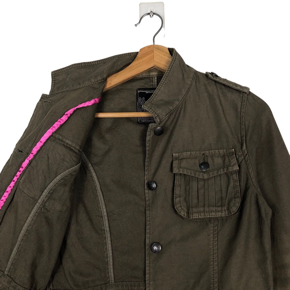 Japanese Brand 🔥Vtg Biket Jacket Bondage Alpha Industries USA Cargo Pocket Size US S / EU 44-46 / 1 - 12 Thumbnail