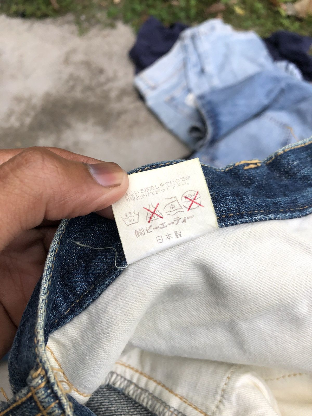 Japanese Brand WIDE LEG SELVEDGE THE NINE HEADS DENIM Size US 31 - 4 Thumbnail