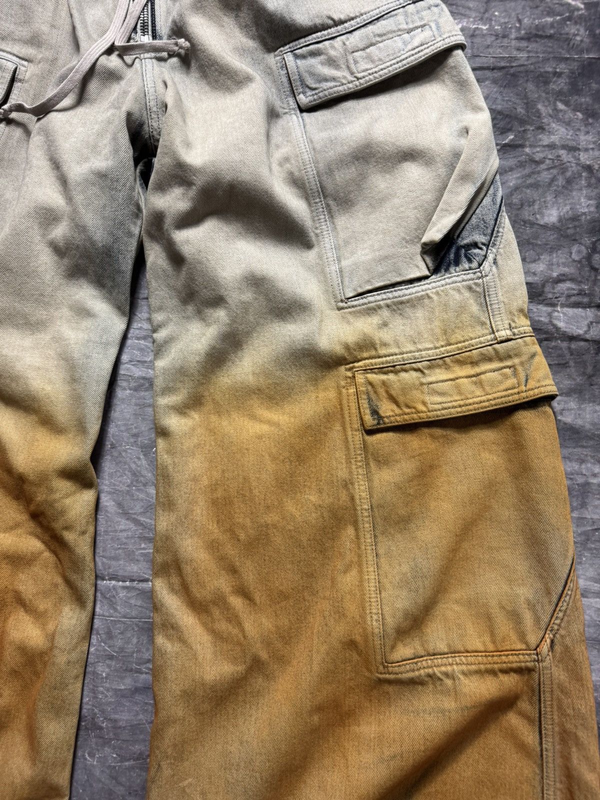 Rick Owens Rick Owens Drkshdw Double Cargo Belas in Sky Orange Degrade Size US 34 / EU 50 - 4 Thumbnail