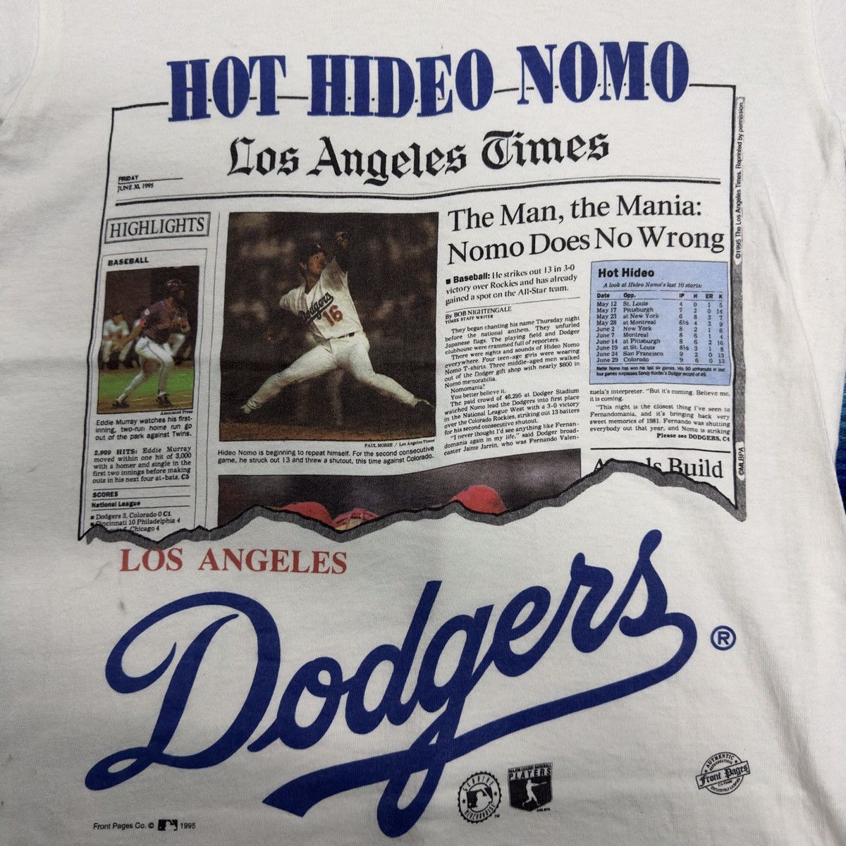 Vintage Vintage 1995s Dodgers newspaper Los Angeles 🔥💥 Size US S / EU 44-46 / 1 - 3 Thumbnail